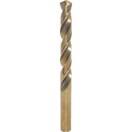 LingGan 10pcs 1.2mm M35 Cobalt Steel Heat Resistant Twist Drill Bit Set with Straight Shank for Hard Metals - size: 1.2 mm (10 Count)