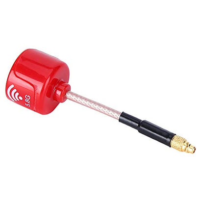 5.8Ghz 3dBi RHCP Antenna for FPV Racing Drone Red - size: MMCX Straight