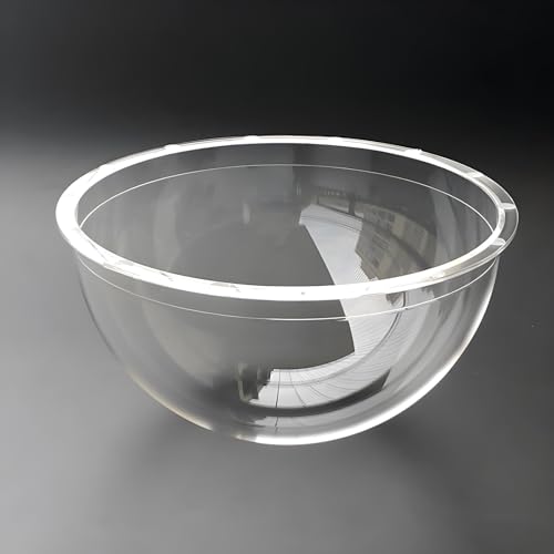 6 Inch Weatherproof Acrylic Clear Camera Dome Cover, CCTV Replacement Transparent Lens Cap, Surveillance Security Camera Protective Shield, 152mm Outer Diameter, 85mm Height