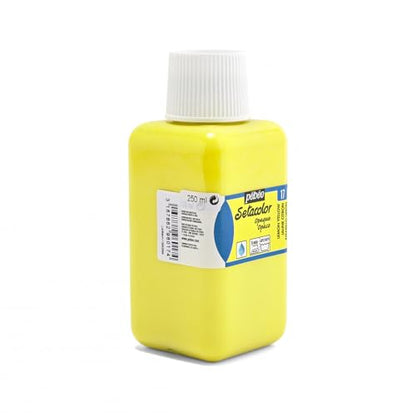 PEBEO Setacolor Opaque Fabric Paint 250-Milliliter Bottle, Lemon - color: Lemon