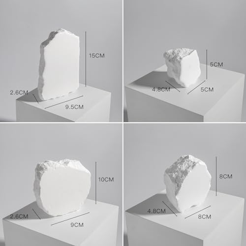 Product Photography Props: 4PCS Irregular Aromatherapy Gypsum Photo Props