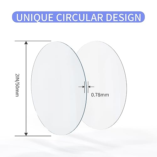 Adhesive Pads,20PCS Double Sided Circular Mounting Tape,2in - size: 20 Pieces - Circle (2 inch Diameter)