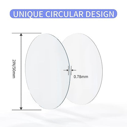 Adhesive Pads,20PCS Double Sided Circular Mounting Tape,2in - size: 20 Pieces - Circle (2 inch Diameter)