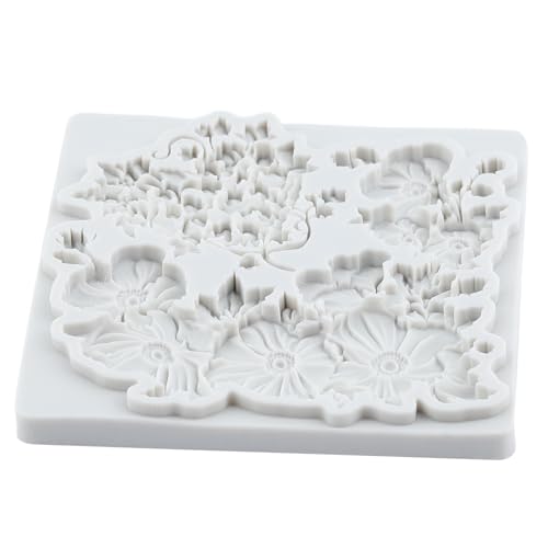 Flower Polymer Clay Molds Daisy Flower Heart Silicone Mold - color: Style K