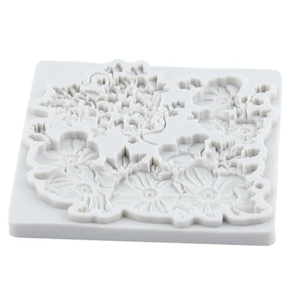 Flower Polymer Clay Molds Daisy Flower Heart Silicone Mold - color: Style K
