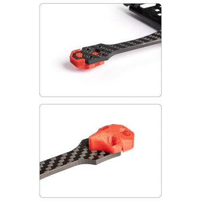 JeeFly 225mm FPV Drone Frame Carbon Fiber 5 inch Quadcopter Freestyle Frame Kit Lightweight X-Class Racing Chassis with Battery Strap (Drone Frame Only) - size: Drone Frame Only