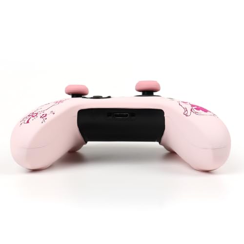 Cat Among Blossoming Branches Skin Compatible with Xbox Series X Wireless Controller, RALAN Protector Case， Customised Thumb Grips Cap - color: Cat Pink