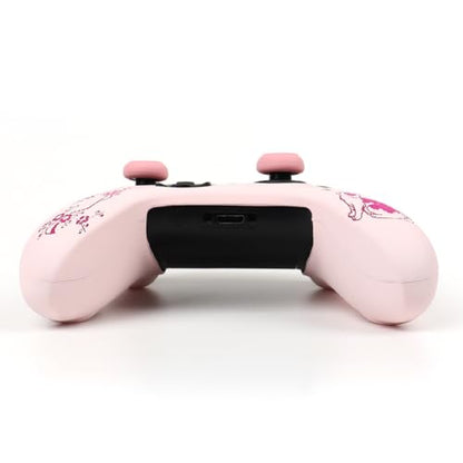 Cat Among Blossoming Branches Skin Compatible with Xbox Series X Wireless Controller, RALAN Protector Case， Customised Thumb Grips Cap - color: Cat Pink