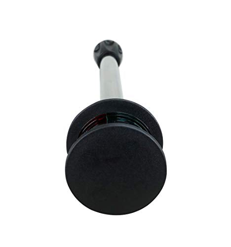 Pactrade Marine Boat Bi-Color Navigation Bow Light Red and Green Pole Light with 12 Inches with 2-Pin Removable Plug in Aluminum Post for Boat Pontoon Yacht Skeeter