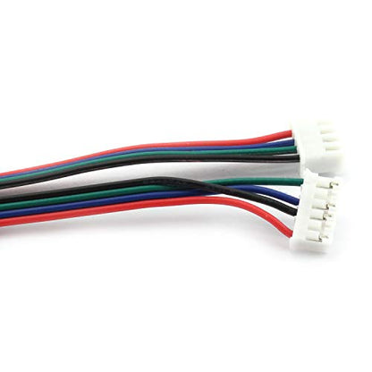 4PCS 1.5M 59 Inch Stepper Motor Cables Lead Wire HX2.54 4 Pin to 6 Pin