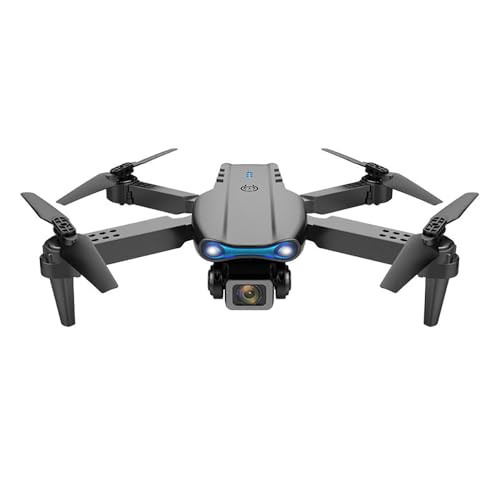 Sonilco E99 Mini Drone with Dual Camera, Altitude Hold, One-Key Takeoff/Landing, Foldable Design, Gyroscope, Headless Mode, 2 Batteries, 9–12min Flight Time, Brushed Motor – Wi-Fi FPV Drone for Beginners & Teenagers (Ages 14+) (Black) - color: Black