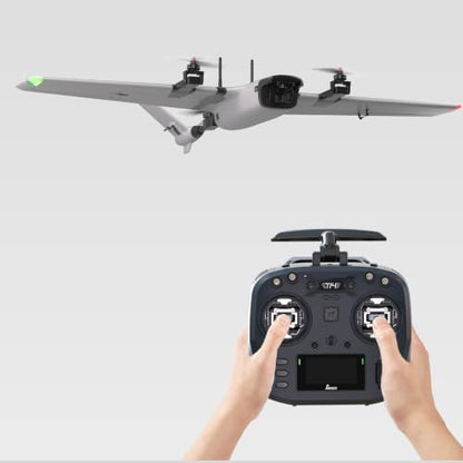 ROC WING VTOL Y3 Advanced Fixed-Wing VTOL UAV RTF Drone with 4K Gimbal Camera, T14 Controller, Battery and Charger Included