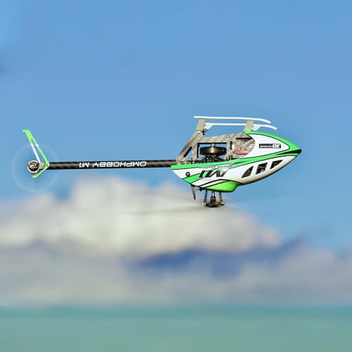 OMPHOBBY M1 V3 PRO BNF 100 Class 6CH Mini 3D RC Helicopter Yellow - color: Yellow