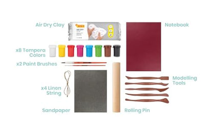 Jovi - DIY Air Dry Kit - Birds Gift Pottery Kit for Adults - color: Birds