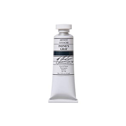 M. Graham 1/2-Ounce Tube Gouache Paint, Payne's Gray - color: Payne's Gray, size: 0.5 Fl Oz (Pack of 1)