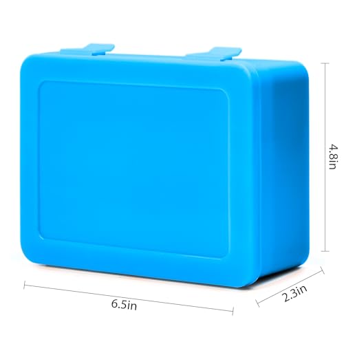 ALCYON Battery Organizer Box for 24 AA & 30 AAA Batteries-Blue - color: blue