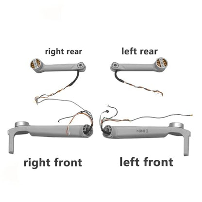 Arm Motor Replacement for DJI Mini 3 Drone Quadcopter Arm Motor Assembly Repair Parts(Front Left) - color: Left Front