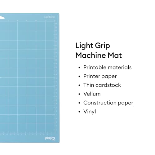 Cricut LightGrip Cutting Mat Pack (6 Count, 12in x 12in) - size: 12 in x 12 in, style: 6 Count