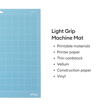 Cricut LightGrip Cutting Mat Pack (6 Count, 12in x 12in) - size: 12 in x 12 in, style: 6 Count