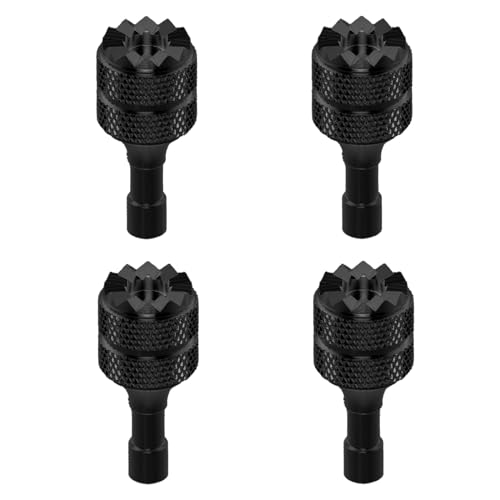 3 Pro/4 Pro Control Sticks, 4pcs Detachable Aluminum Alloy Drone Joysticks for DJI Mini 3/Mini 3 Pro/Mini 4 Pro/Air 3 /Mavic 3 Pro RC & RC 2 Remote Controller Replacement Accessories (Black) - color: Black