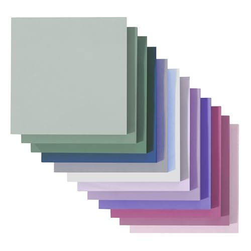 Mr. Pen- Sticky Notes, 3"x3", 12 Pads, 600 Sheets, Colorful - color: Mute