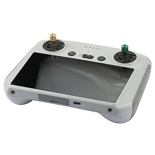 Hanatora Joysticks Stick for DJI RC,RC 2(Neo,Flip,Air 3S,Air 3,Mini 5/4/3 Pro,Mini 3,Mavic 3 Classic/Pro Drone Controller),Remote Control Joy Sticks Thumb Accessories (Gold&Green) - color: Gold&green