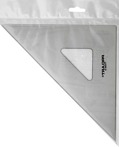 Pro Art 8-Inch 45/90-Degree Triangle, Smoke - color: Smoke, size: 8-inch, 45/90 Degrees