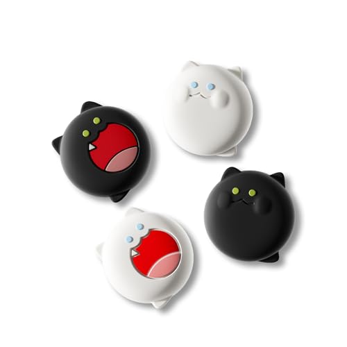 GeekShare Cute Silicone Joystick Caps Compatible with Switch 2 - Anti-Slip Thumb Grip Caps - Silicone Analog Cover Thumbstick Grips for Switch 2025 - BOBO Cat - color: BOBO Cat