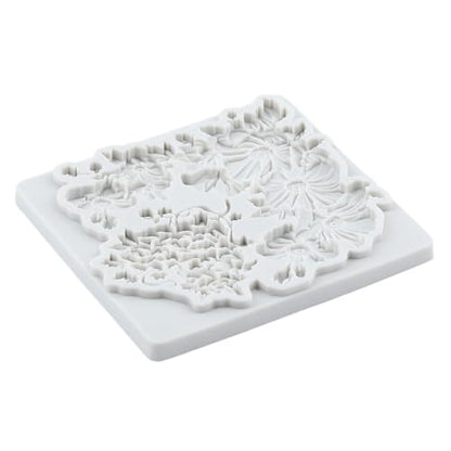 Flower Polymer Clay Molds Daisy Flower Heart Silicone Mold - color: Style K