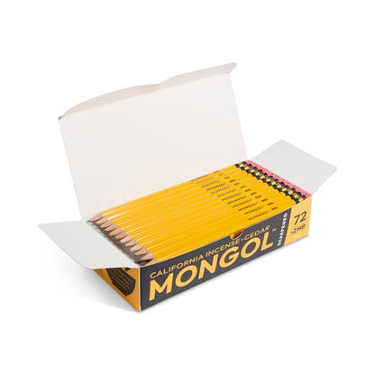 Mongol Classic Incense Cedar #2 Pencil - 72-Pack - Pre-sharpened - size: 1 Count (Pack of 72)