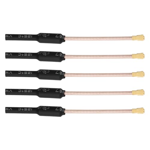 5Pcs RC FPV Omnidirectional Brass Antenna 5.8G 3DB 65mm RG178 Cable for UAV RC