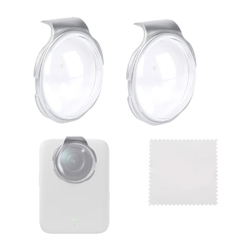 2pcs Lens Guards for DJI Osmo 360 Camera, Optical Tempered Glass Lens Protector Cover 9H Hardness High Transmittance for Camera Accessories