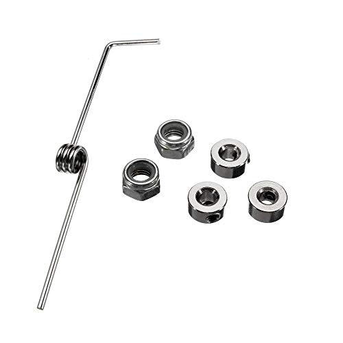 1 Set Aluminum Landing Gear Wheel Kit DIY Parts for RC Plane Jet for Cessna 182 Replacement