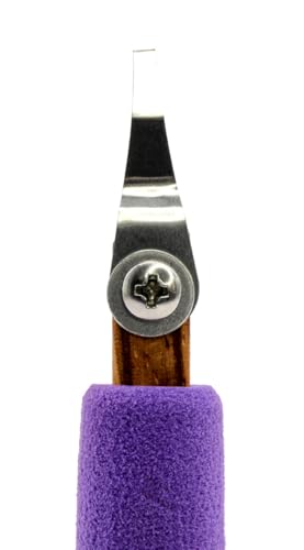 The Original DiamondCore Tools P26 Long Diamond Relief Carving Tool for Pottery, Clay Carving, Sgraffito and Ceramic Surface Design