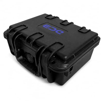DCB Cases - Element 2501F Waterproof Hard Case with Foam Insert - IP67 Dustproof | Impact-Resistant | 9.84 x 8.58 x 4.45 Ext Dim | Pressure Valve | Lockable Protective Storage
