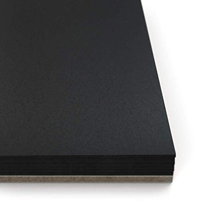 ARTEZA Black Paper Sketchbooks, 11 x 14 in, 2 Pack, 60 Sheets for Drawing