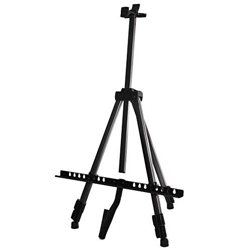 VViViD Aluminum Adjustable Light-Weight Portable Display Easel w/Black Nylon Carrying Case (64") - size: 64"