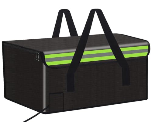 19.7"x13.8"x11.8" Lipo Safe Bag Fireproof Bag for Lipo Battery Pack Storage Charging Transport,Home Office Travel Fireproof Safe Storage for Cash Valuables Jewelry Passport Power bank Lipo Battery - size: 500*350*300mm
