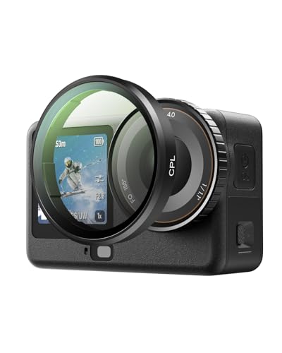 TELESIN CPL Filter for DJI Osmo Action 6, Reduces Glare & Reflections - color: Action 6 CPL Filter