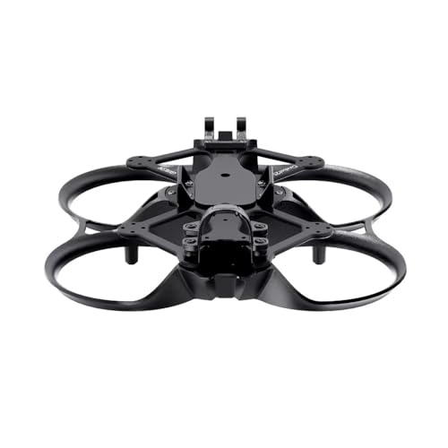 SPARKHOBBY GEP-CT25 Cinebot 25 2.5inch 115mm wheelbase Carbon Fiber Frame Kit for RC FPV Cinewhoop Quadcopter Drones Accessories (GEP-CT25 Gray) - color: Gep-ct25 Gray