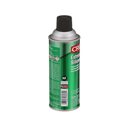 CRC Extreme Duty Silicone Lubricant 03030 – 10 Wt Oz., Premium Grade Silicone Aerosol for High Temperature Applications - style: 1 Pack