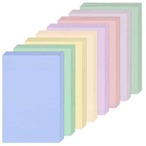 Geyoga 200 Sheets Colored Cardstock Paper,Cute,4 x 6 Inch - color: Cute