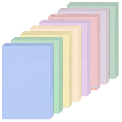 Geyoga 200 Sheets Colored Cardstock Paper,Cute,4 x 6 Inch - color: Cute