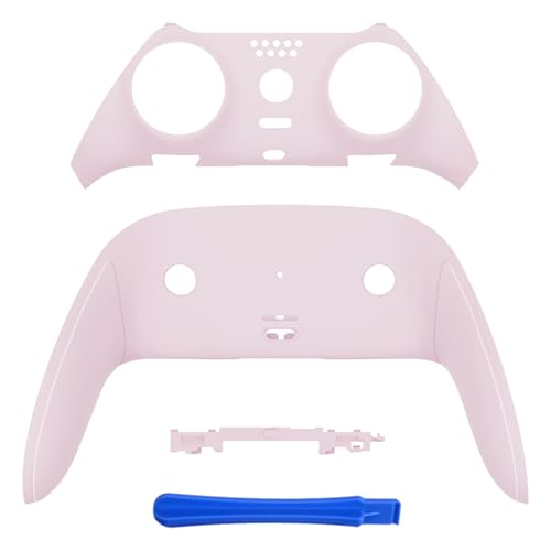 eXtremeRate Top Bottom Decorative Trim Shell Compatible with p s 5 Edge Controller DIY Replacement Front Back Clip Shell, Custom Cherry Blossoms Pink Plates Cover Compatible with p s 5 Edge Controller - color: Cherry Blossoms Pink