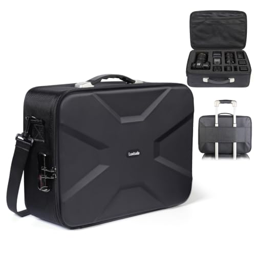 Luxtude Extra Large EVA Case with Foam, Hard Camera Organizer Case