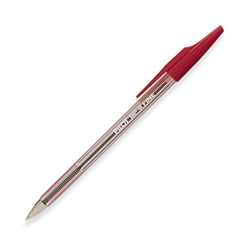 PILOT The Better Ball Point Pen Refillable Ballpoint, Red Ink, 12-Pack - color: Red Ink, style: Fine Point