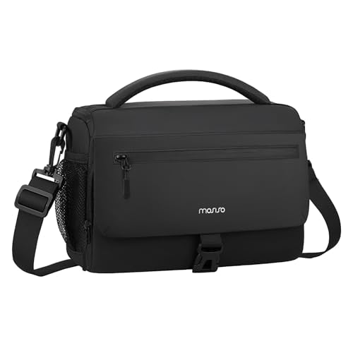 MOSISO Camera Bag for Photographers, Camera Sling Bag Crossbody Bags, Black