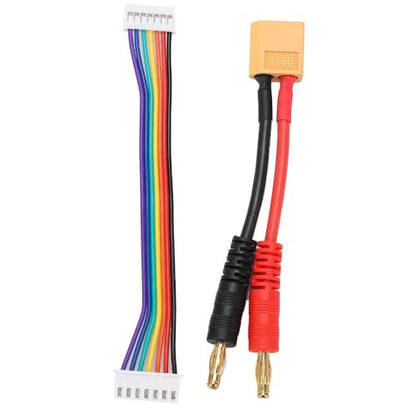 Parallel Charging Board for 2S-6S Lipo Batteries – Compatible with IMAX B6 B6AC IDST Chargers, Multi-Interface XT60 XT90 XT30 JST T Connector