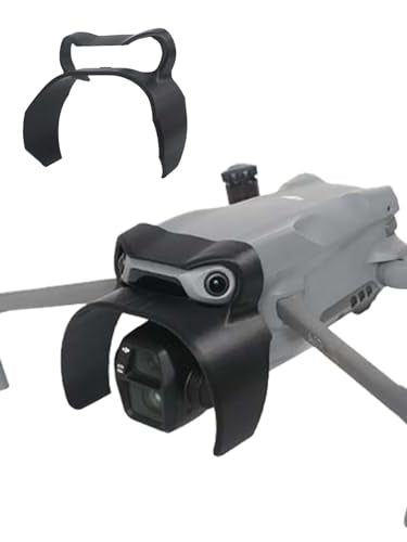 Gimbal Lens Bumper for DJI Air 3S, Anti-Collision Camera Lens protective case, Lightweight Protective Shockproof for DJI Air 3S Accessory (Black)