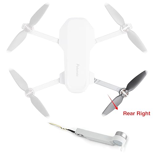 Generic Original Arm Spare Parts for Potensic ATOM SE 4K GPS Drone(Rear Right Arm), Grey
